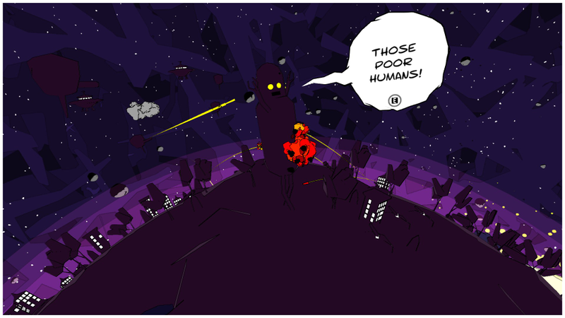 Illustration for article titled Play As A Giant Robot Who Wants To Save Humanity, Accidentally Ruin Planets